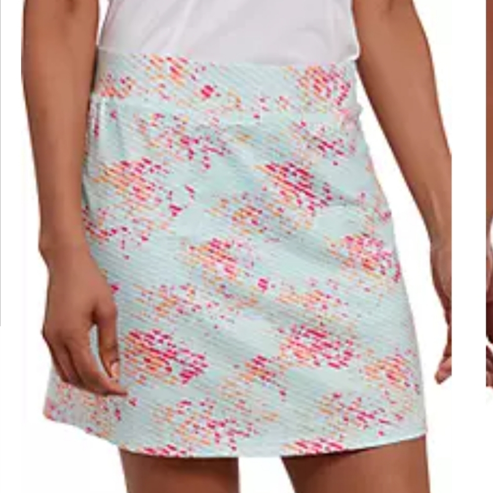 PEBBLE BEACH printed skirt skort size small pickleball tennis